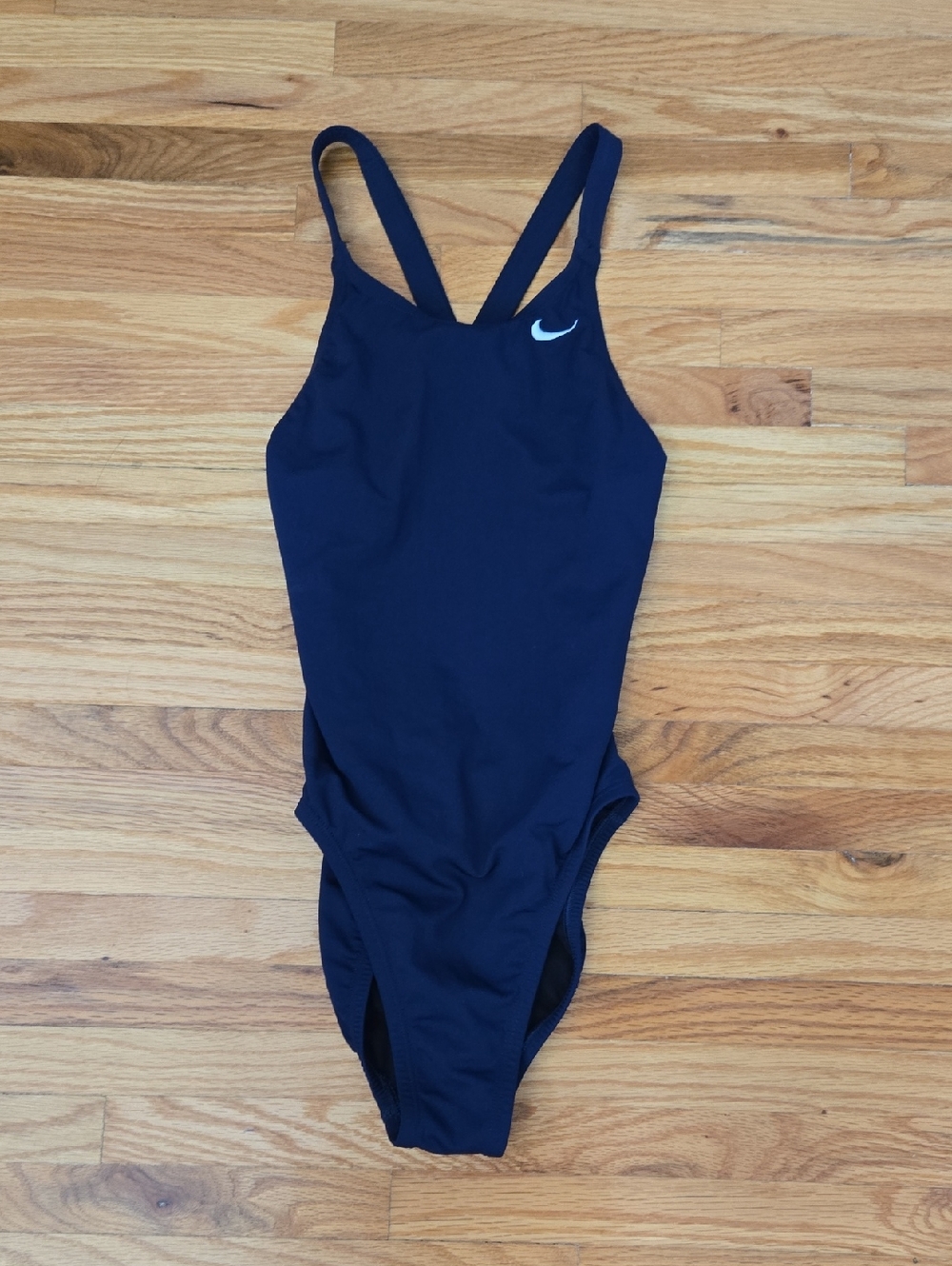 Nike Navy One-Piece Lapsuit with White Swoosh